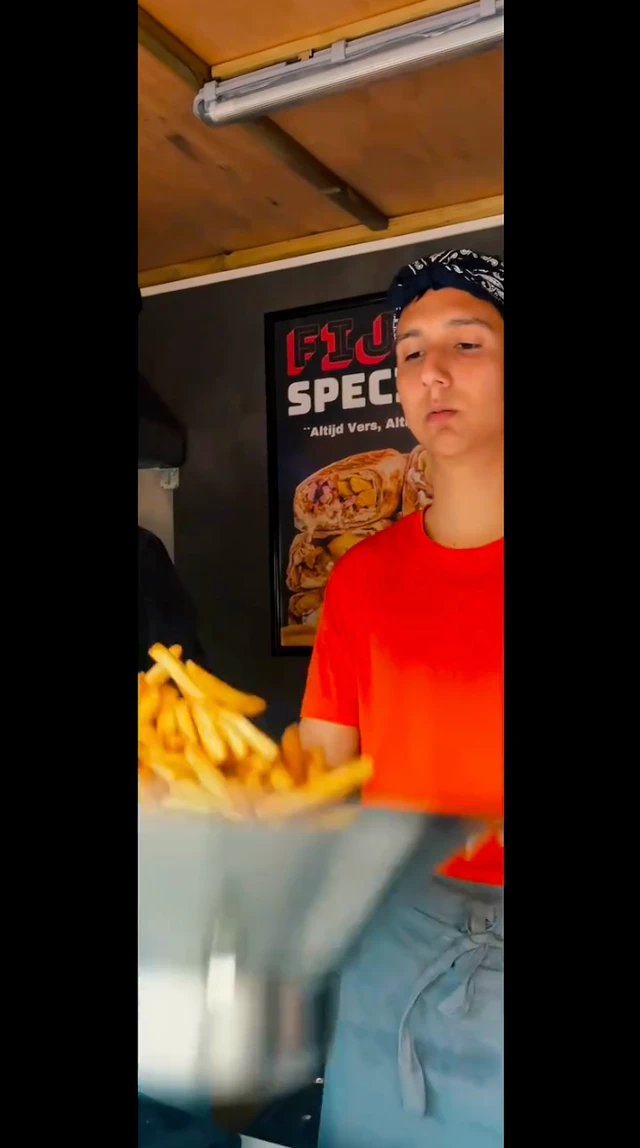 Fresh fries and doner